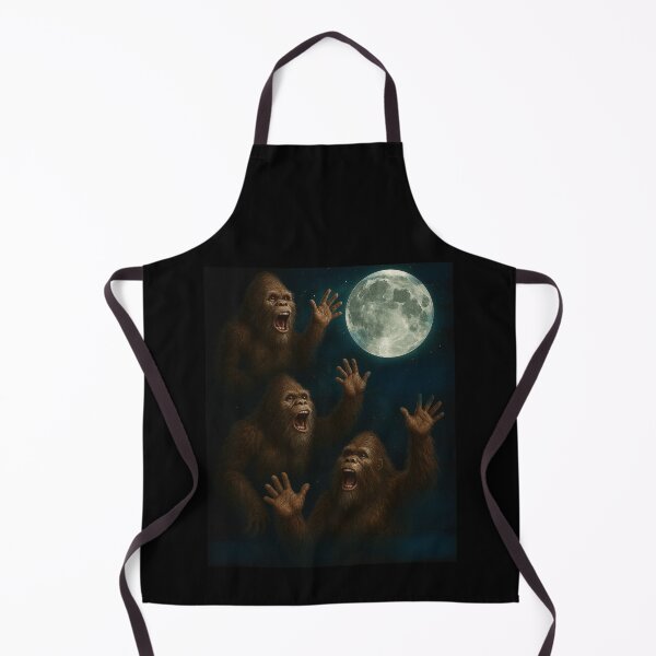 Item preview, Three Bigfoot Moon | 3 Bigfoots Funny Weird Cursed Meme Design designed and sold by love3617.