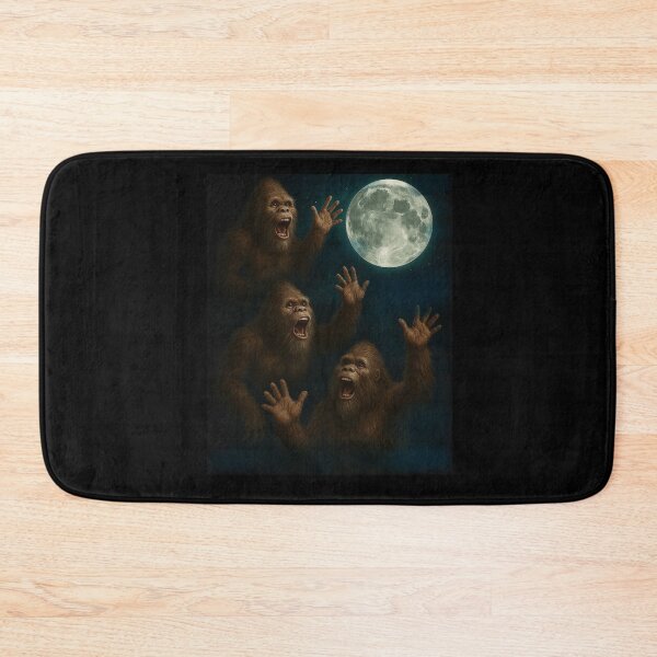 Item preview, Three Bigfoot Moon | 3 Bigfoots Funny Weird Cursed Meme Design designed and sold by love3617.