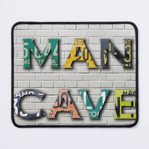 Item preview, Man Cave License Plate Letters 03 designed and sold by Elisabeth Lucas.