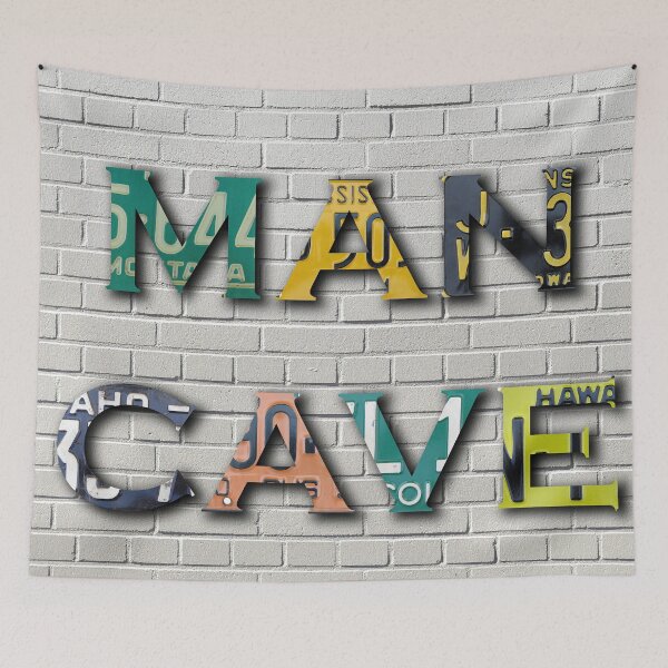 Item preview, Man Cave License Plate Letters 03 designed and sold by Elisabeth Lucas.