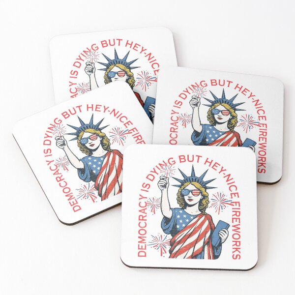 Item preview, Funny Democracy Is Dying But Hey Nice Fireworks 4Th Of July designed and sold by Wilson-Aura.