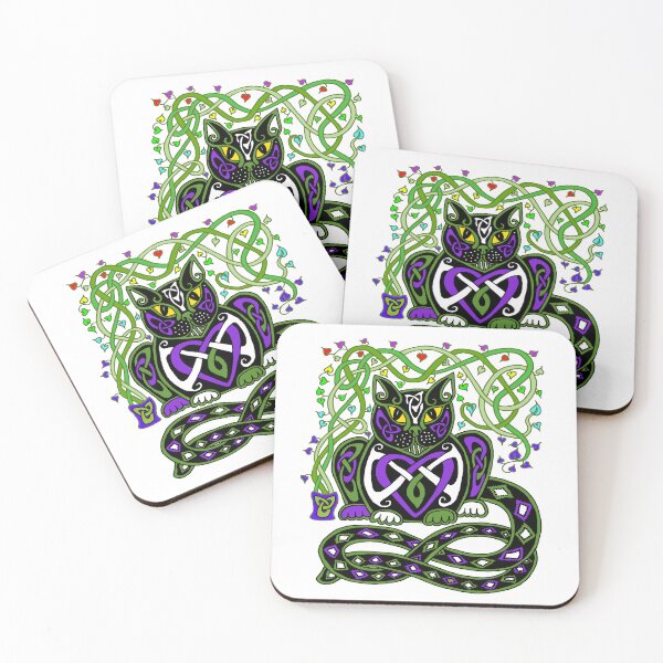 Item preview, Celt Cat 85 Gender Queer Pride designed and sold by ingridthecrafty.