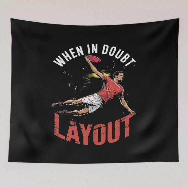Item preview, When In Doubt Layout Funny Ultimate Frisbee Sport designed and sold by Nekusa.