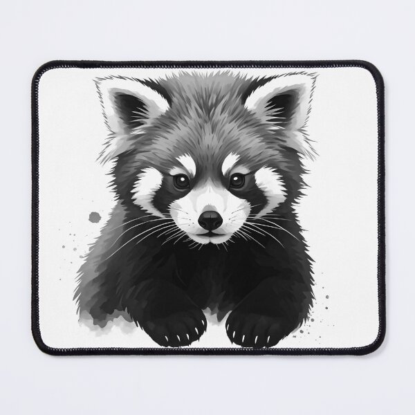 Item preview, Red Panda Cub – Digital Ink Portrait designed and sold by Typeglyphs.