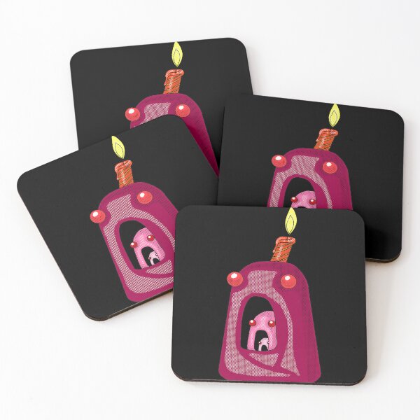 Item preview, Magenta Gumdrop Cannibal Chain – Cute & Surreal Candy Art designed and sold by TheWitchCoven.