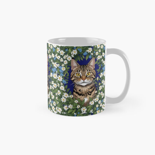Item preview, Tabby Cat And Massachusetts Mayflowers 3 designed and sold by taiche.