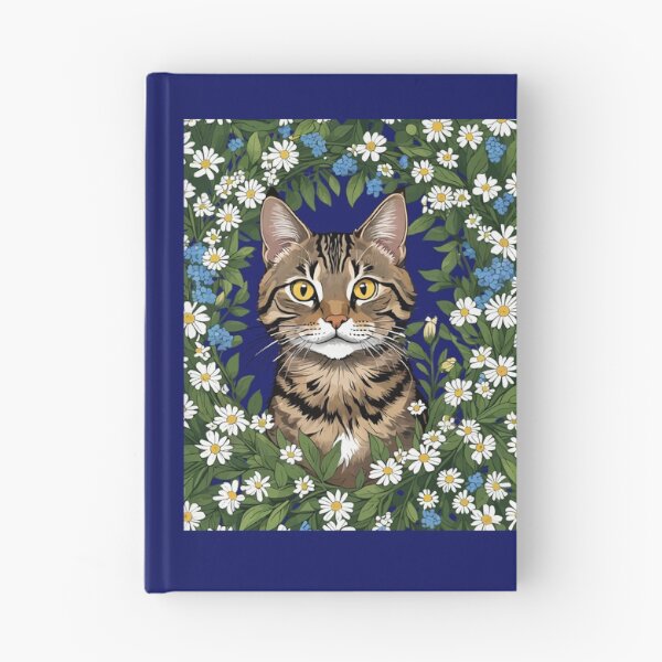 Item preview, Tabby Cat And Massachusetts Mayflowers 3 designed and sold by taiche.