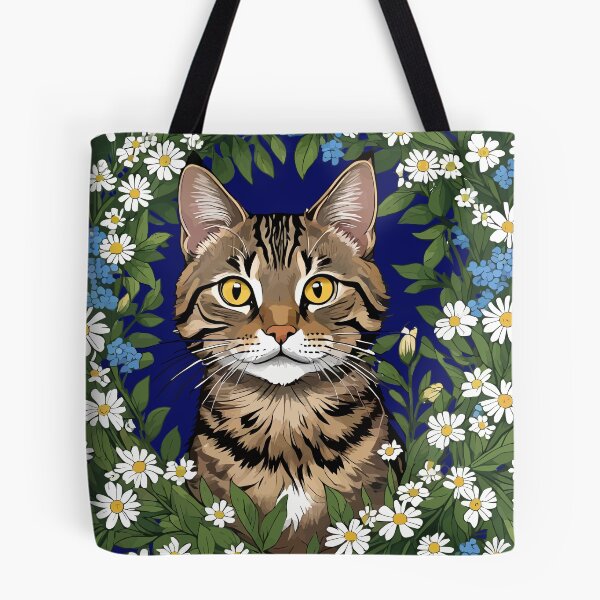 Item preview, Tabby Cat And Massachusetts Mayflowers 3 designed and sold by taiche.