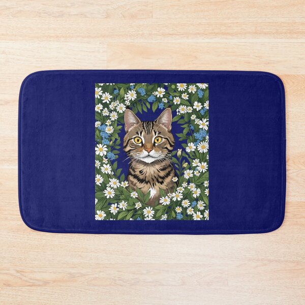 Item preview, Tabby Cat And Massachusetts Mayflowers 3 designed and sold by taiche.