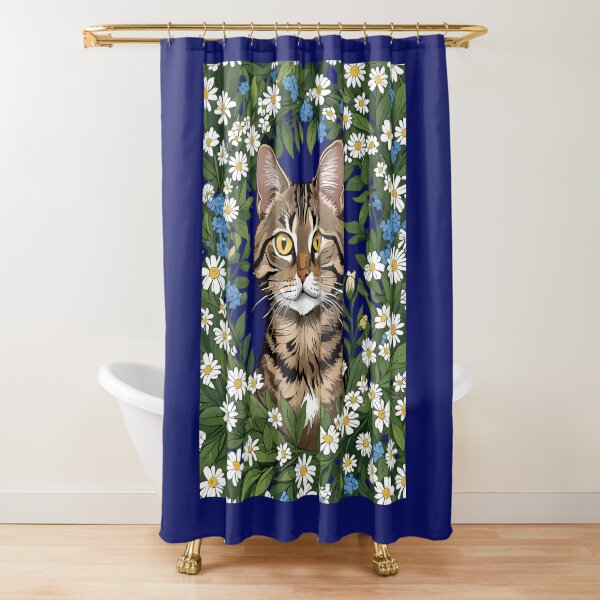 Item preview, Tabby Cat And Massachusetts Mayflowers 3 designed and sold by taiche.