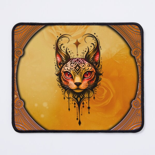 Item preview, Ornamental elegance: A portrait of a cat. designed and sold by nicky2342.