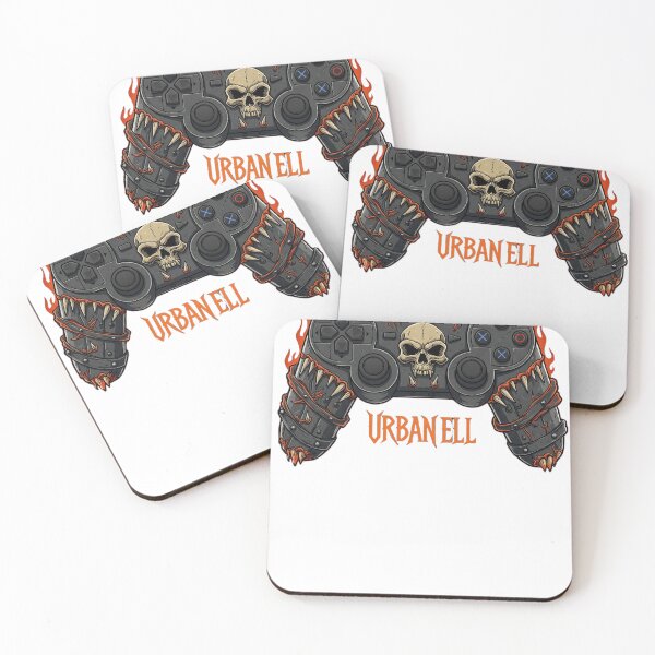 Item preview, Urban Ell Gamer Skull T-Shirt – Flaming Controller Gaming Streetwear designed and sold by Urban-Ell.