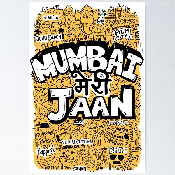 Item preview, Mumbai meri Jaan designed and sold by TOOTIFROOTI merch.