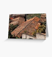 The Roof Tops Of Santa Lucia © Greeting Card