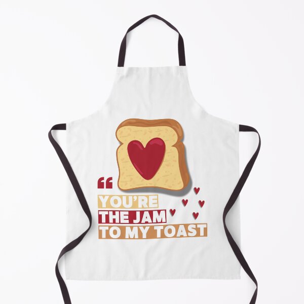 Item preview, You’re the Jam to My Toast – Cute Food Pun designed and sold by LeoraAtelier.