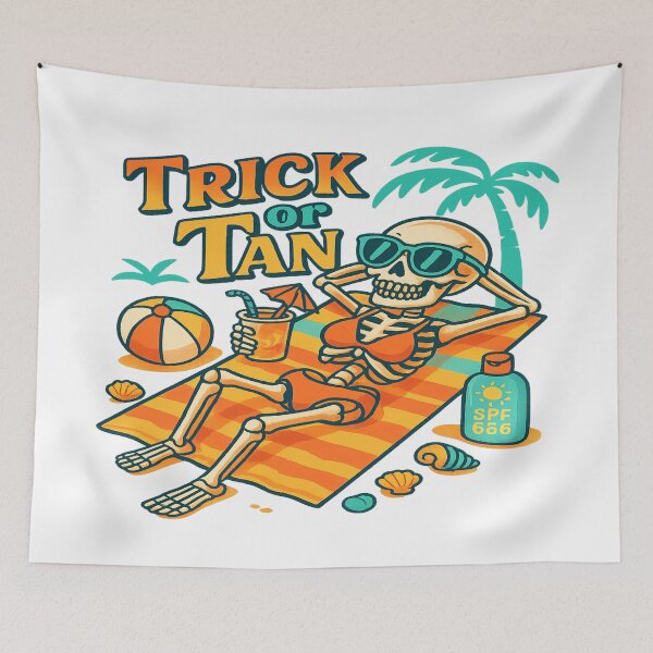 Item preview, Trick or Tan: A Spooky Summerween Getaway designed and sold by Rajasekar.