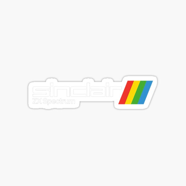 Aperçu de l'œuvre Logo rétro Sinclair ZX Spectrum – Design gaming classique des années 80 créée et vendue par MAF__Designs.