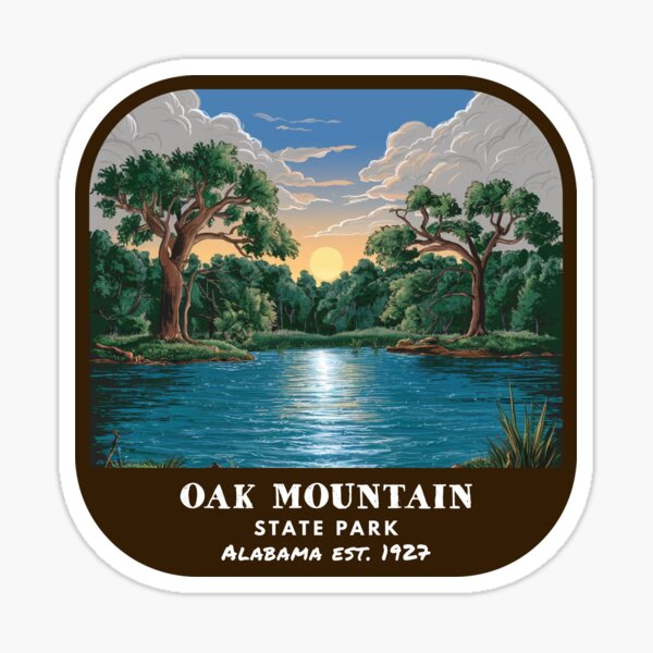 Vintage Oak Mountain State Park (Alabama State Park) Sticker