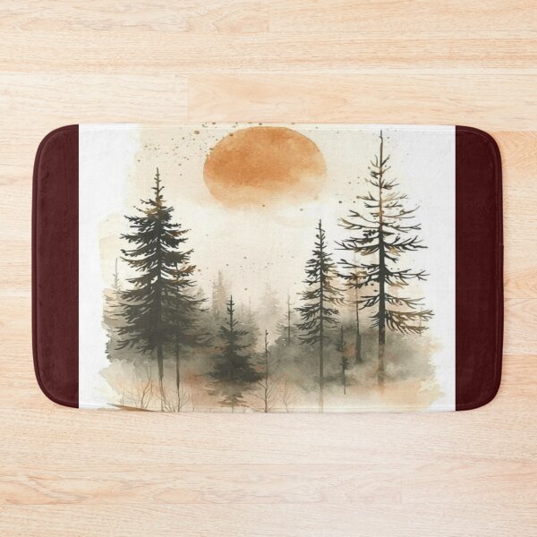 Item preview, handmade drawing of forest scenery design designed and sold by NivyasArtistry.