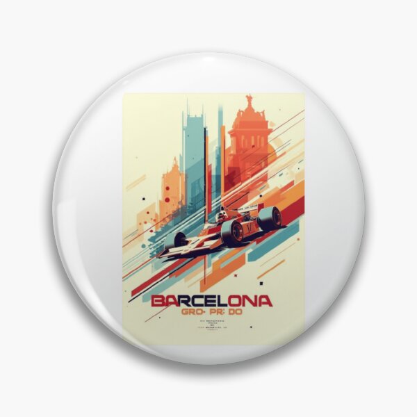 Item preview, Barcelona F1 GP Poster designed and sold by Pit Stop Prints.
