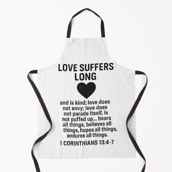 Item preview, 1 Corinthians 13:4–7 designed and sold by TheWonkyEaselCo.