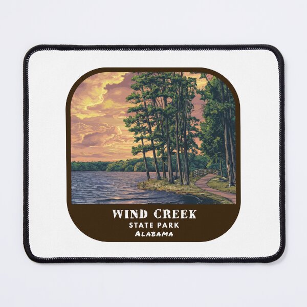 Item preview, Vintage Wind Creek State Park (Alabama State Park) designed and sold by RabbitK.