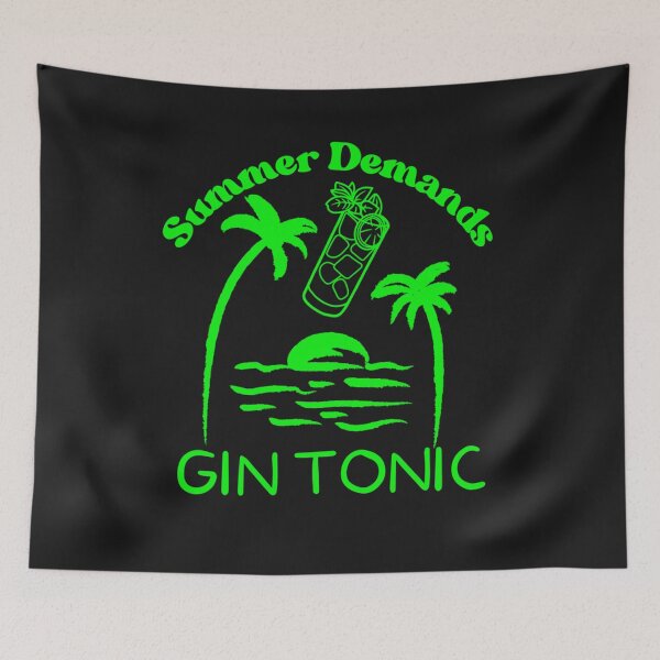 Item preview, Summer Demands Gin Tonic designed and sold by Doodlehub.
