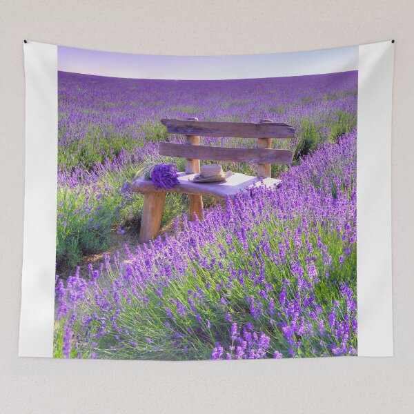 Item preview, Bench in Lavender Field designed and sold by assaf.