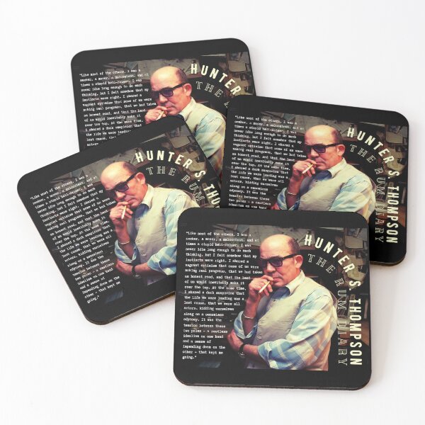 Item preview, Hunter S. Thompson quote: Like most of the others, I was a seeker, a mover, a malcontent, and at times a stupid hell-raiser. I was never idle long enough to do much thinking, designed and sold by artbleed.