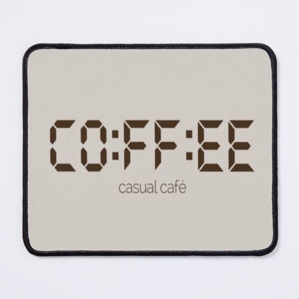 Item preview, unique simple coffee timing drawing designed and sold by NivyasArtistry.