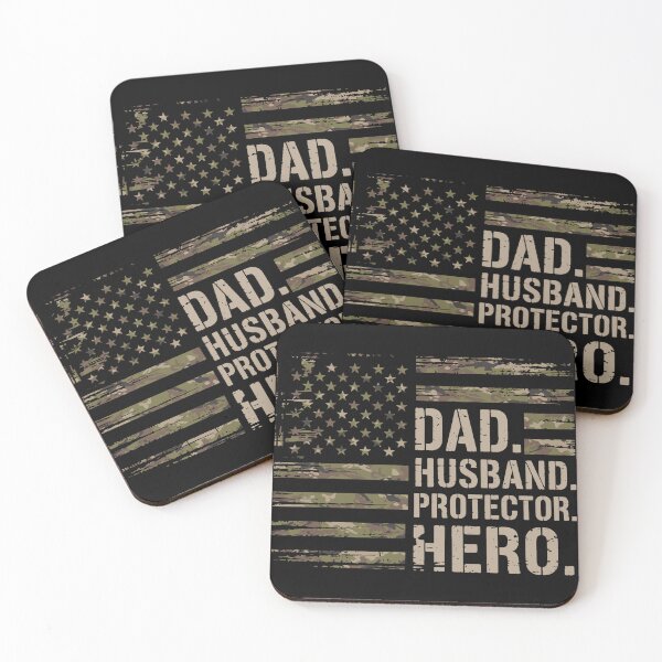 Item preview, Retro Dad Husband Protector Hero designed and sold by vintagearttee.