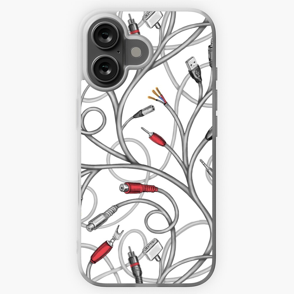 Vista previa del artículo con la obra «Funda blanda para iPhone», diseñado y vendido por VictoriaCF.
