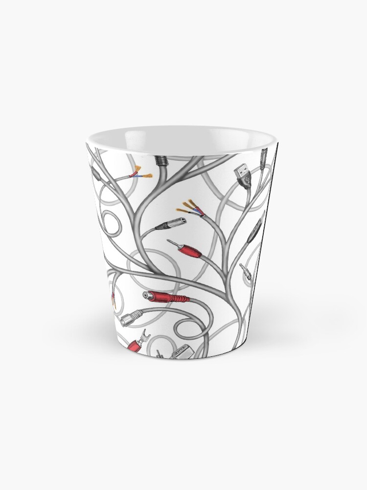 Imagen 2 de 4, Taza de café con la obra Victoria Contreras Flores ELECTRIC IVY, diseñada y vendida por VictoriaCF.
