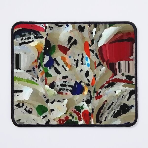 Item preview,  Whimsical abstract  olive and red colors by Iritof designed and sold by iritof.