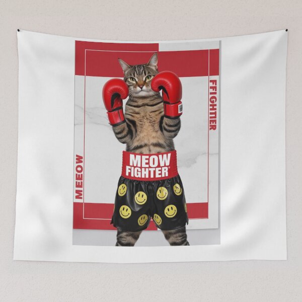 Item preview, Boxer Cat Graphic Tee – Funny Fighting Kitty for Gym & Pet Lovers designed and sold by BeYourself1993.