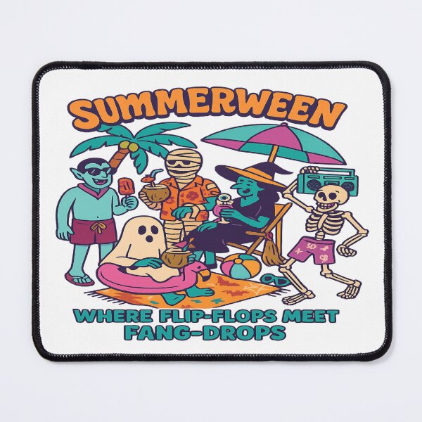 Item preview, Summerween Squad: Spooky Fun in the Sun designed and sold by Rajasekar.