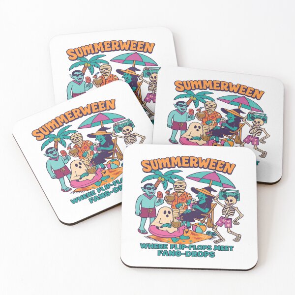 Item preview, Summerween Squad: Spooky Fun in the Sun designed and sold by Rajasekar.