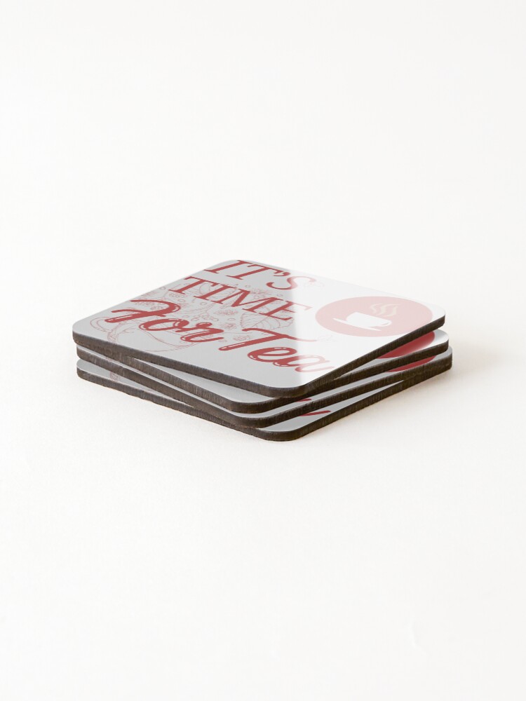 Thumbnail 4 of 5, Coasters (Set of 4), Time for Tea 2 designed and sold by R18m23.