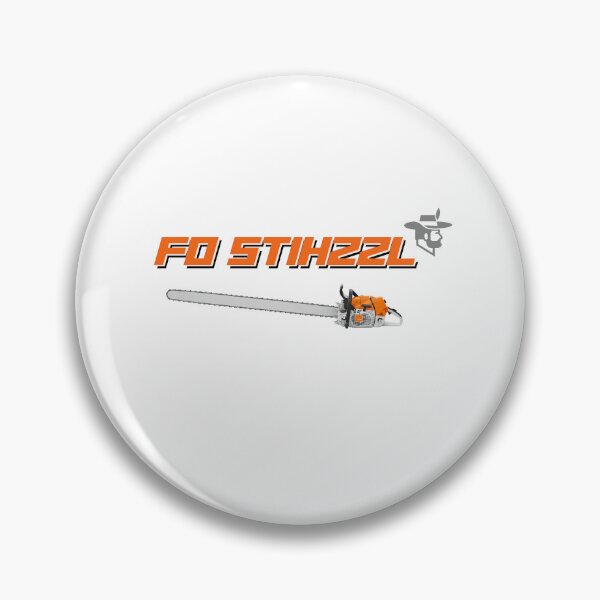 Item preview, fo stihzzl funny chainsaw brand logo designed and sold by VWscout2.