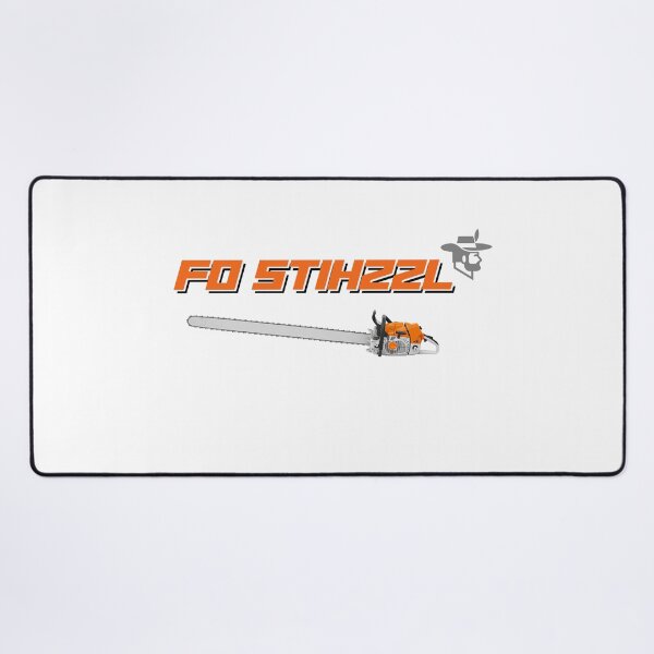 Item preview, fo stihzzl funny chainsaw brand logo designed and sold by VWscout2.