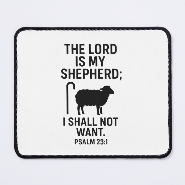 Item preview, THE LORD IS MY SHEPHERD... designed and sold by TheWonkyEaselCo.