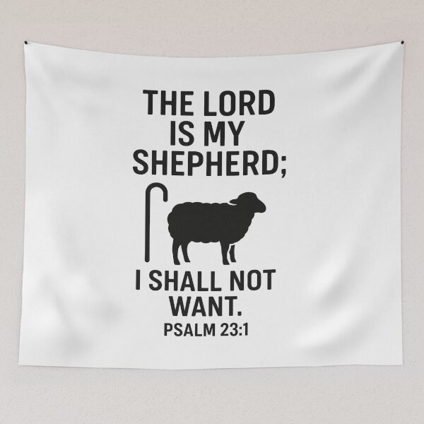 Item preview, THE LORD IS MY SHEPHERD... designed and sold by TheWonkyEaselCo.
