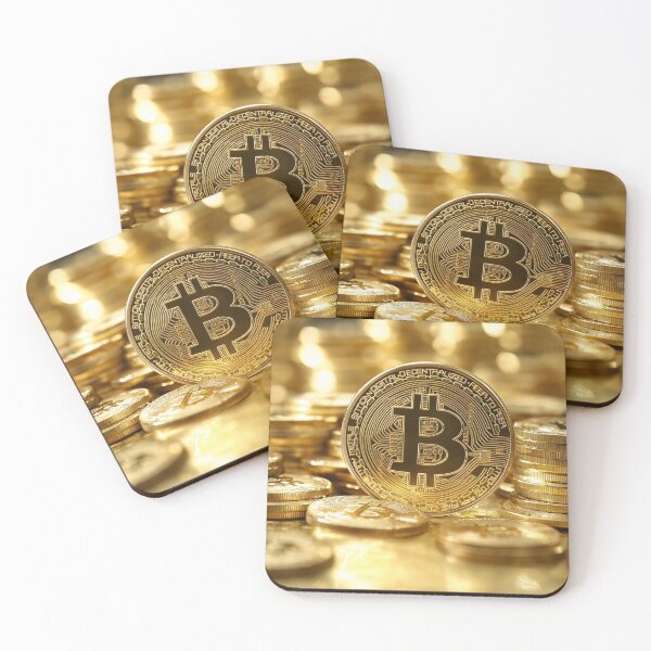 Item preview, Bitcoin Billionaire's Dream: Pile of Physical Crypto Coins designed and sold by lematworks.