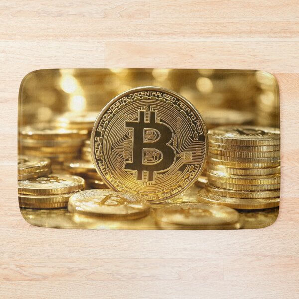 Item preview, Bitcoin Billionaire's Dream: Pile of Physical Crypto Coins designed and sold by lematworks.