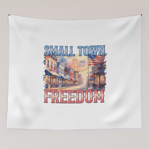 Item preview, Small Town Freedom  designed and sold by vintagearttee.