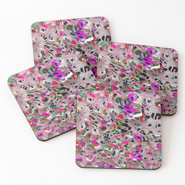 Item preview, Whimsical abstract neon pink colors by Iritof designed and sold by iritof.
