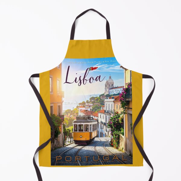 Item preview, Vintage-style Lisbon Tram Travel Poster in Portuguese designed and sold by travelwitheric.