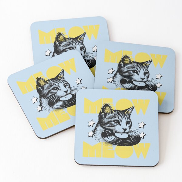 Item preview, Cat Meow Meow Disc Jockey designed and sold by NFini-Tee.