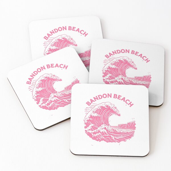Item preview, Retro modern graphic design featuring a bold coral wave | Bandon Beach, Oregon  designed and sold by niclothing.