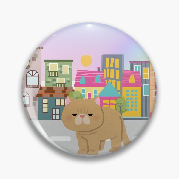 Item preview, A cat lives in the city. designed and sold by MeaoMyCat.